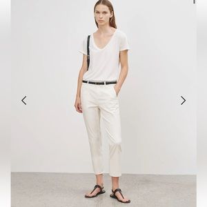 NILI LOTAN East Hampton pant size 2 eggshell white